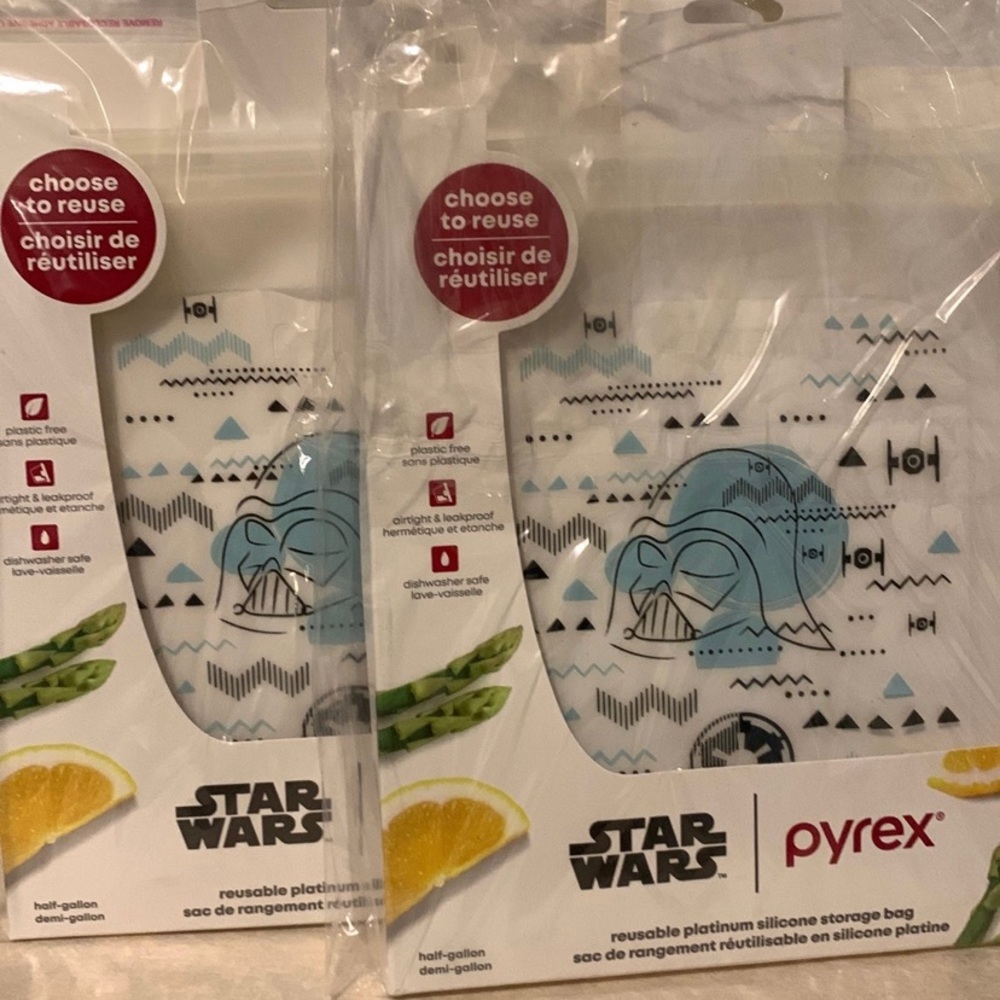 Pyrex Star Wars  reusable silicone storage bag